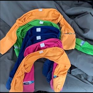 3 Scratch me Not sleeves. Organic cotton & silk